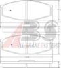 A.B.S. 36528 Brake Pad Set, disc brake